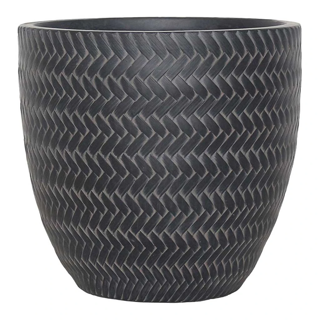 Angle Couple Plant Pot - Anthracite 1 Angle Couple Plant Pot - Anthracite