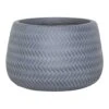 Angle Darcy Plant Pot - Grey