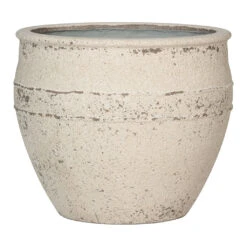 Athena Mediterranean Planter - Chalk White -Indoor Plant Store Athena Mediterranean Planter Chalk White 53.5 x 45cm