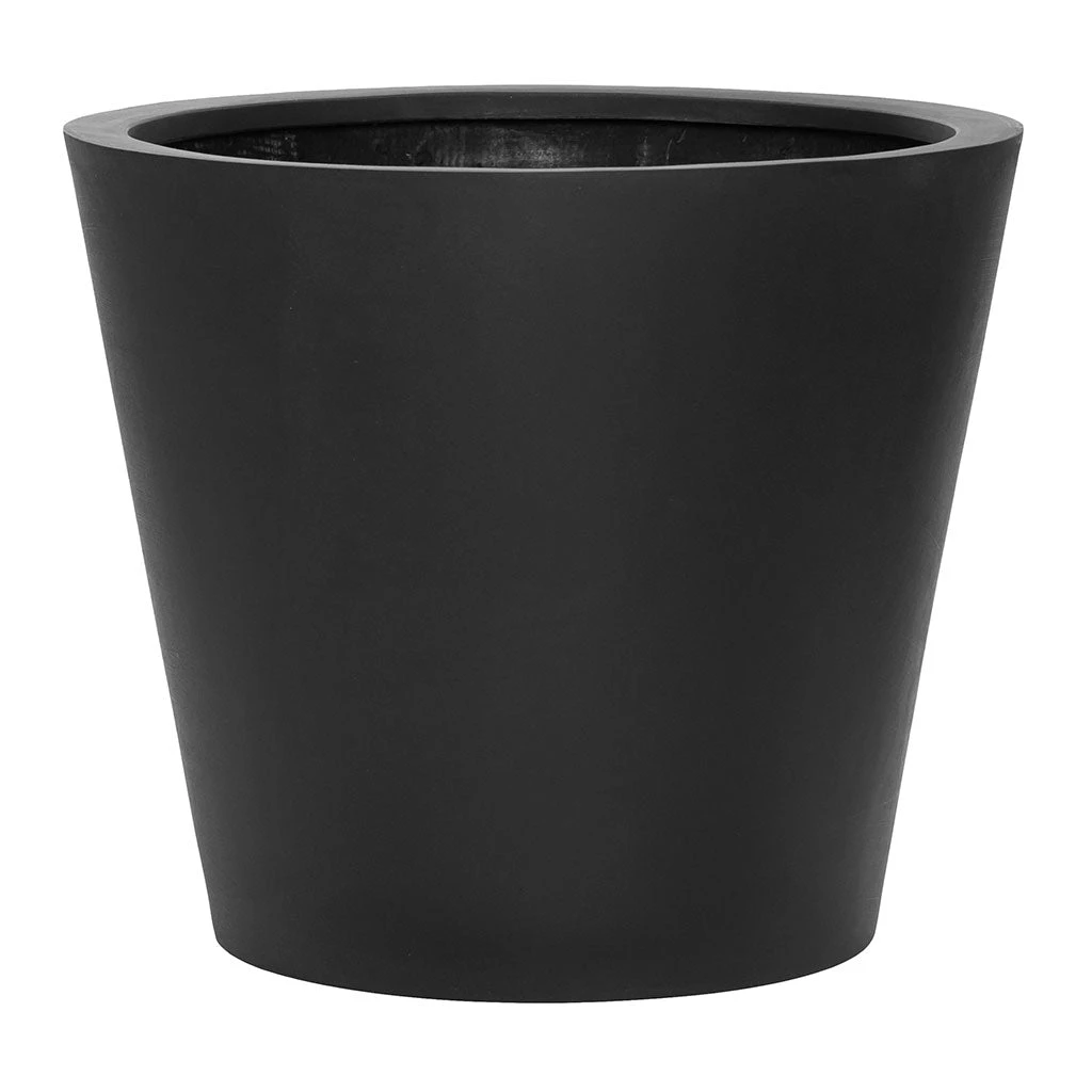 Bucket Natural Planter - Black 1 Bucket Natural Planter - Black