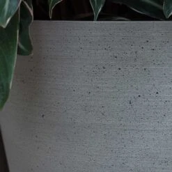 Bucket Refined Planter - Clouded Grey 9 Bucket Refined Planter - Clouded Grey -Indoor Plant Store Bucket Refined Planter Clouded Grey Textured Sandstone