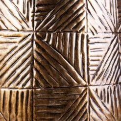 Calvin Metal Plant Pots - Set Of 3 - Matt Gold -Indoor Plant Store Calvin Metal Plant Pots Set of 3 Matt Gold SWATCH