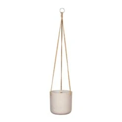 Charlie Hanging Plant Pot - Grey Washed -Indoor Plant Store Charlie Hanging Plant Pot Grey Washed Large