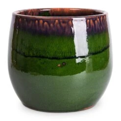 Charlotte Plant Pot - Green 30 Charlotte Plant Pot - Green -Indoor Plant Store Charlotte Plant Pot Green 23x20cm