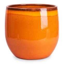 Charlotte Plant Pot - Orange 24 Charlotte Plant Pot - Orange -Indoor Plant Store Charlotte Plant Pot Orange 29x25cm