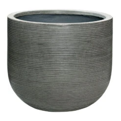 Cody Plant Pot - Ridged Dark Grey 25 Cody Plant Pot - Ridged Dark Grey -Indoor Plant Store Cody Plant Pot Ridged Dark Grey 42x37cm