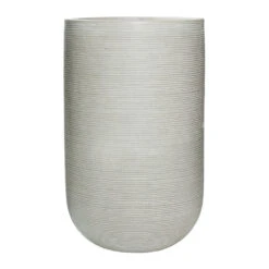 Cody Plant Vase - Ridged Cement 18 Cody Plant Vase - Ridged Cement -Indoor Plant Store Cody Plant Vase Ridged Cement 42x70cm