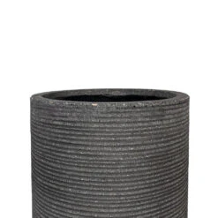Cody Plant Vase - Ridged Dark Grey 32 Cody Plant Vase - Ridged Dark Grey -Indoor Plant Store Cody Plant Vase Ridged Dark Grey 28x45cm 3