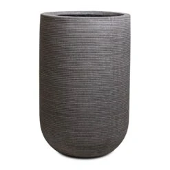 Cody Plant Vase - Ridged Dark Grey 26 Cody Plant Vase - Ridged Dark Grey -Indoor Plant Store Cody Plant Vase Ridged Dark Grey 35x55cm 1