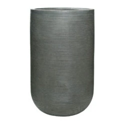 Cody Plant Vase - Ridged Dark Grey 24 Cody Plant Vase - Ridged Dark Grey -Indoor Plant Store Cody Plant Vase Ridged Dark Grey 42x70cm