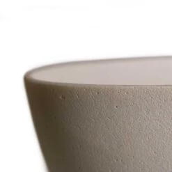 Dorant Refined Oval Plant Bowl - Natural White -Indoor Plant Store Dorant Refined Oval Plant Bowl Natural White Close