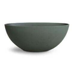 Dorant Refined Oval Plant Bowl - Pine Green -Indoor Plant Store Dorant Refined Oval Plant Bowl Pine Green 32x13.5x12.5cm