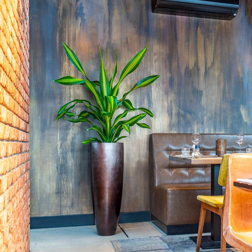 Metallic Partner Planter - Matt Coffee 2 Metallic Partner Planter - Matt Coffee - Image 2