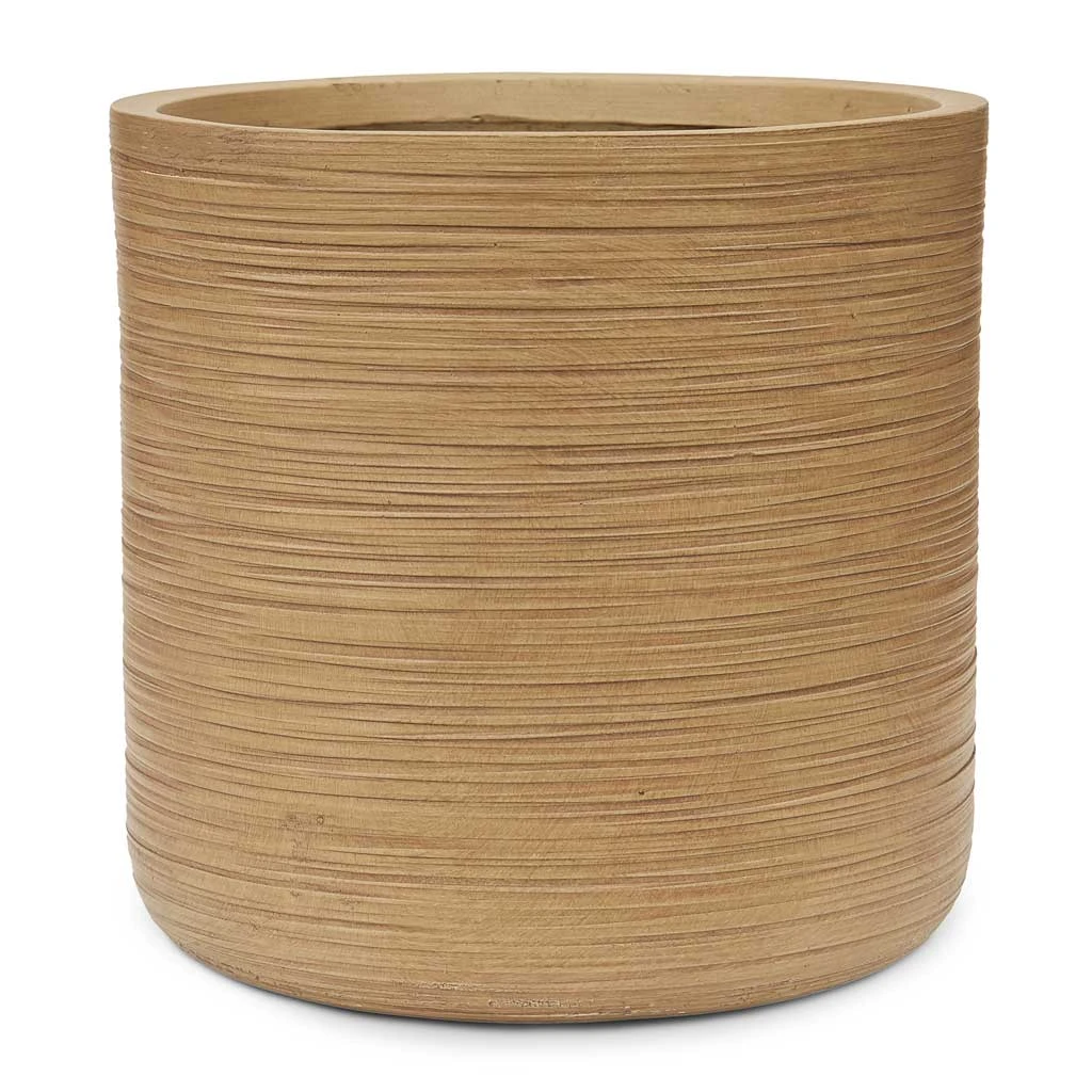 Dune Cylinder Planter - Almond 1 Dune Cylinder Planter - Almond