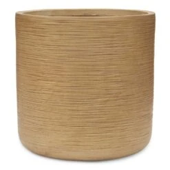 Dune Cylinder Planter - Almond 10 Dune Cylinder Planter - Almond -Indoor Plant Store Dune Cylinder Planter Almond 44x44cm