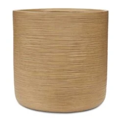 Dune Cylinder Planter - Almond 12 Dune Cylinder Planter - Almond -Indoor Plant Store Dune Cylinder Planter Almond 53x52cm