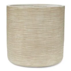 Dune Cylinder Planter - Oat -Indoor Plant Store Dune Cylinder Planter Oat 44x44cm