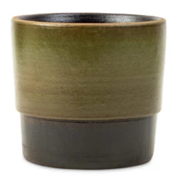 Erik Plant Pot - Dark Olive -Indoor Plant Store Erik Plant Pot Olive 14x12cm