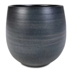 Esra Plant Pot - Graphite -Indoor Plant Store Esra Plant Pot Graphite 22x20cm