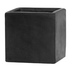Fleur Natural Planter - Black -Indoor Plant Store Fleur Natural Planter Black 15x15x15cm