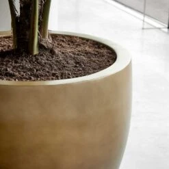 Gradient Balloon Planter - Matt Honey -Indoor Plant Store Gradient Planter Matt Honey 1