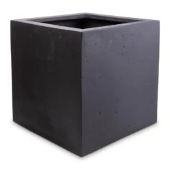 Grigio Cube Planter - Anthracite Concrete -Indoor Plant Store Grigio Cube Planter Anthracite Concrete 40x40x40cm