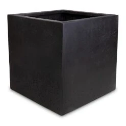 Grigio Cube Planter - Anthracite Concrete -Indoor Plant Store Grigio Cube Planter Anthracite Concrete 50x50x50cm