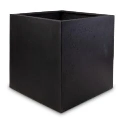 Grigio Cube Planter - Anthracite Concrete -Indoor Plant Store Grigio Cube Planter Anthracite Concrete 60x60x60cm