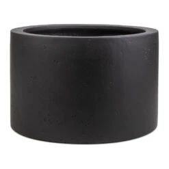 Grigio Cylinder Planter - Anthracite Concrete -Indoor Plant Store Grigio Cylinder Planter Anthracite Concrete 48x32cm