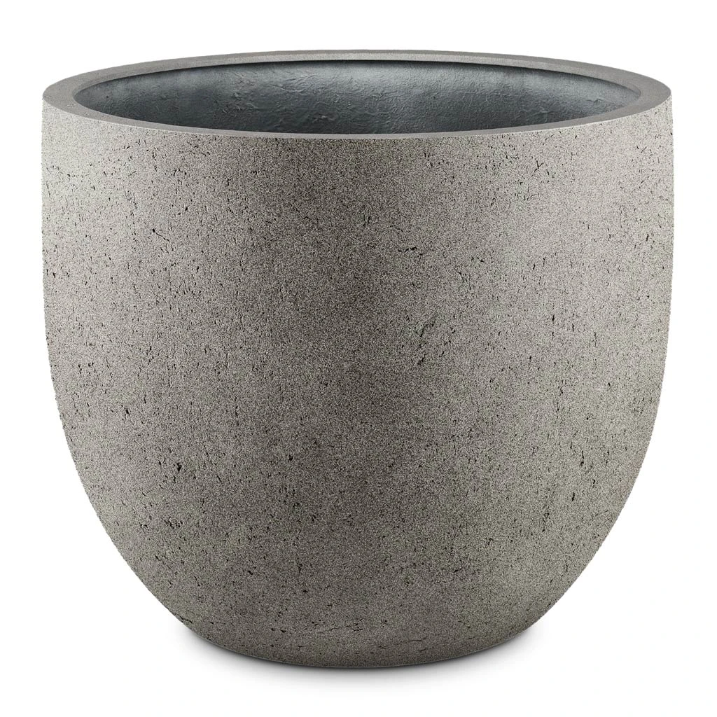 Grigio New Egg Pot Planter - Natural Concrete 5 Grigio New Egg Pot Planter - Natural Concrete - Image 5