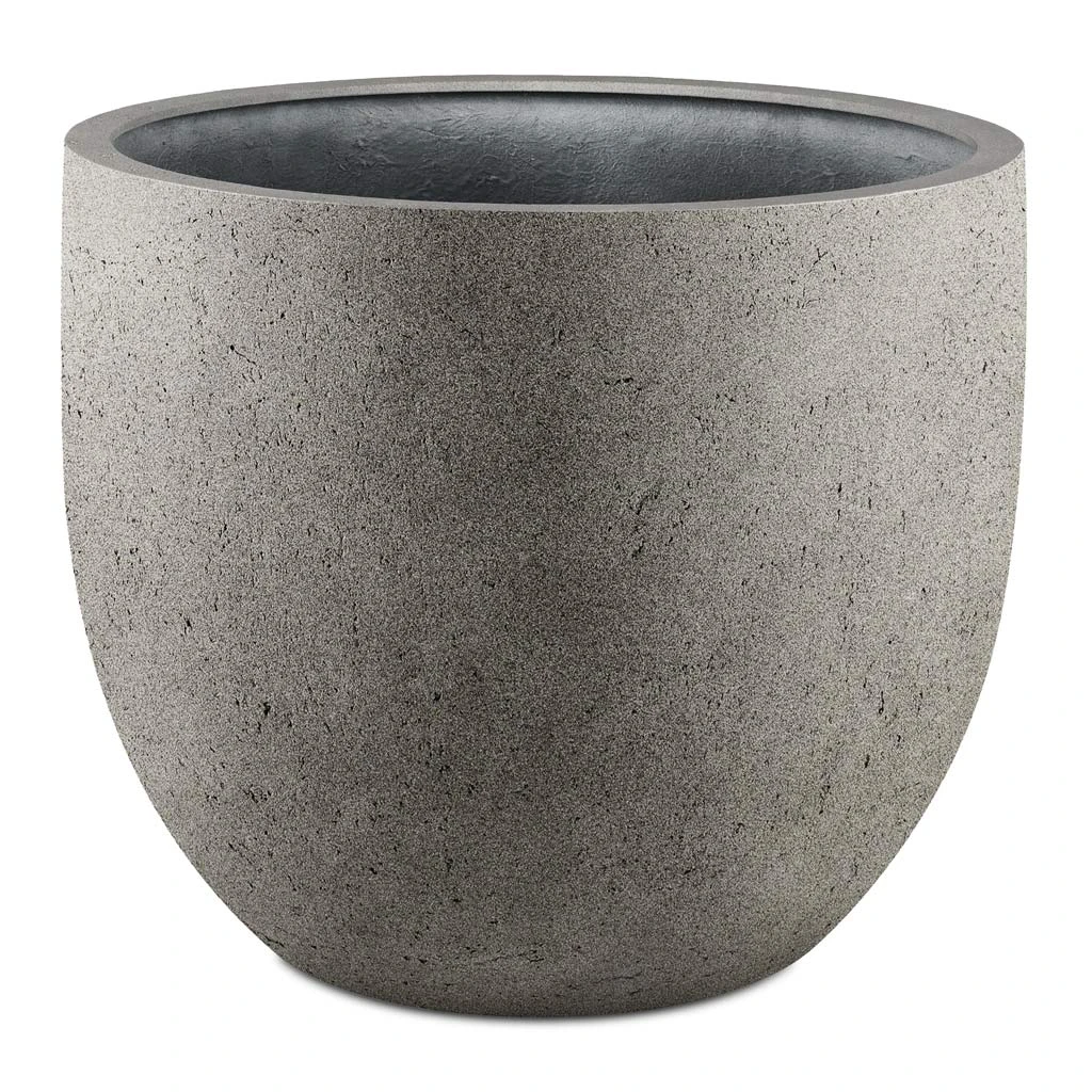 Grigio New Egg Pot Planter - Natural Concrete 1 Grigio New Egg Pot Planter - Natural Concrete