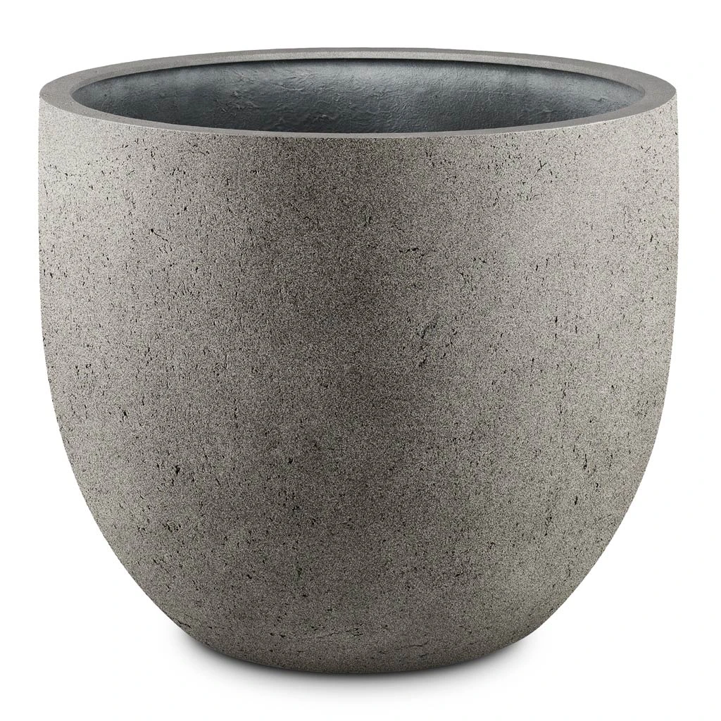Grigio New Egg Pot Planter - Natural Concrete 3 Grigio New Egg Pot Planter - Natural Concrete - Image 3