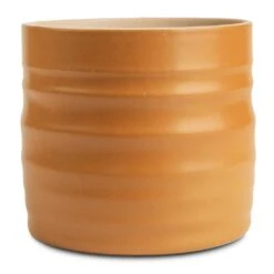 Hadleigh Plant Pot - Amber 12 Hadleigh Plant Pot - Amber -Indoor Plant Store Hadleigh Plant Pot Amber 14x13cm