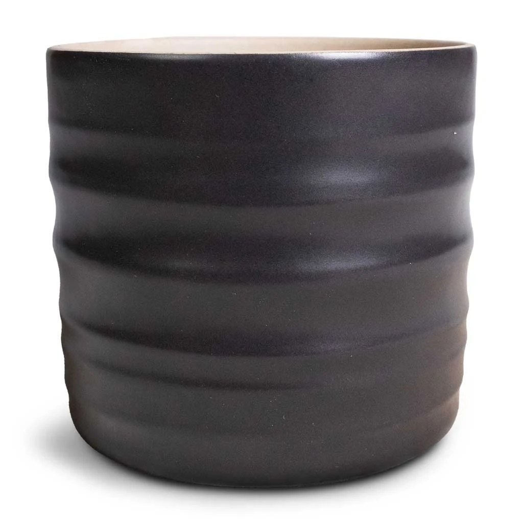 Hadleigh Plant Pot - Charcoal 1 Hadleigh Plant Pot - Charcoal