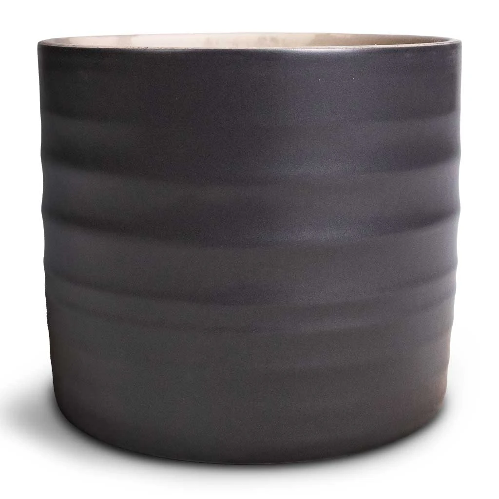 Hadleigh Plant Pot - Charcoal 3 Hadleigh Plant Pot - Charcoal - Image 3