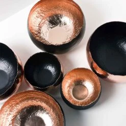 Hammered Bowl - Copper With Black -Indoor Plant Store Hammered Bowls Copper Black LS1 6f959f31 e15a 40d9 96e1 fec1c350cd7e