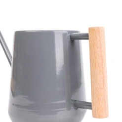 Indoor Watering Can 0.7L - Charcoal With Beech Handle -Indoor Plant Store Indoor Watering Can 0.7L Charcoal with Beech Handle 2