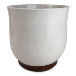 Jayla Plant Pot - White 9 Jayla Plant Pot - White -Indoor Plant Store Jayla Plant Pot White 27x25cm