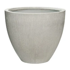 Jesslyn Plant Pot - Ridged Cement -Indoor Plant Store Jesslyn Plant Pot Ridged Cement 51x43cm