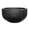Jumbo City Bowl Natural Planter - Black