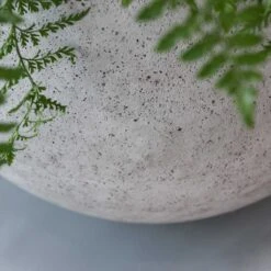 Jumbo Orb Planter - Stone Washed -Indoor Plant Store Jumbo Orb Planter Stone Washed Close Up Indoor
