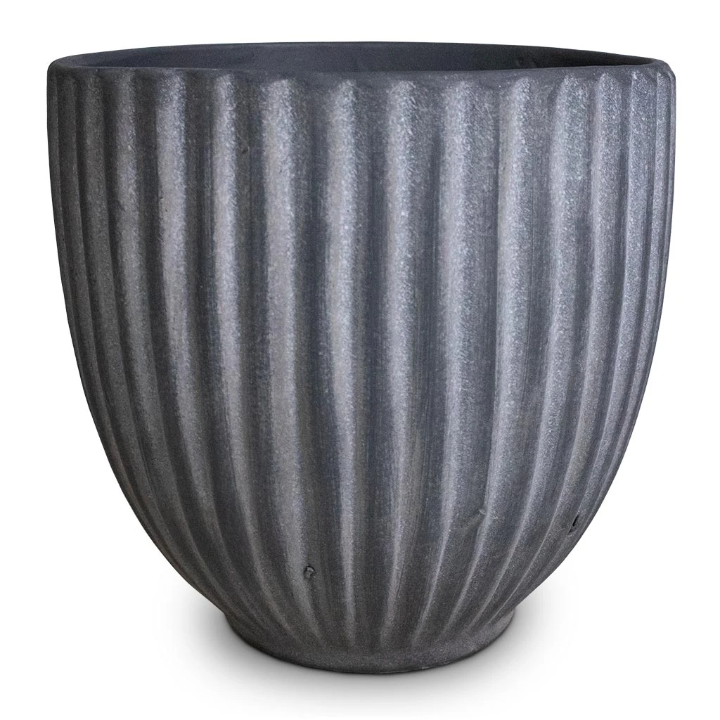 Lagos Plant Pot - Anthracite 1 Lagos Plant Pot - Anthracite