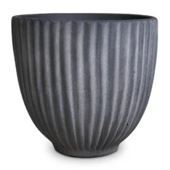 Lagos Plant Pot - Anthracite 9 Lagos Plant Pot - Anthracite -Indoor Plant Store Lagos Plant Pot Anthracite 23x23.5cm