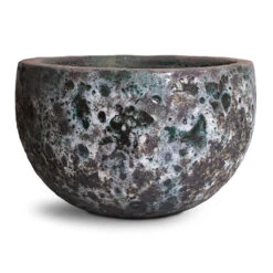 Lava Bowl Relic Planter - Jade 7 Lava Bowl Relic Planter - Jade -Indoor Plant Store Lava Bowl Relic Planter Jade 40x24cm