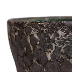 Lava Couple Straight Relic Planter - Black 10 Lava Couple Straight Relic Planter - Black -Indoor Plant Store Lava Couple Straight Relic Planter Black 1