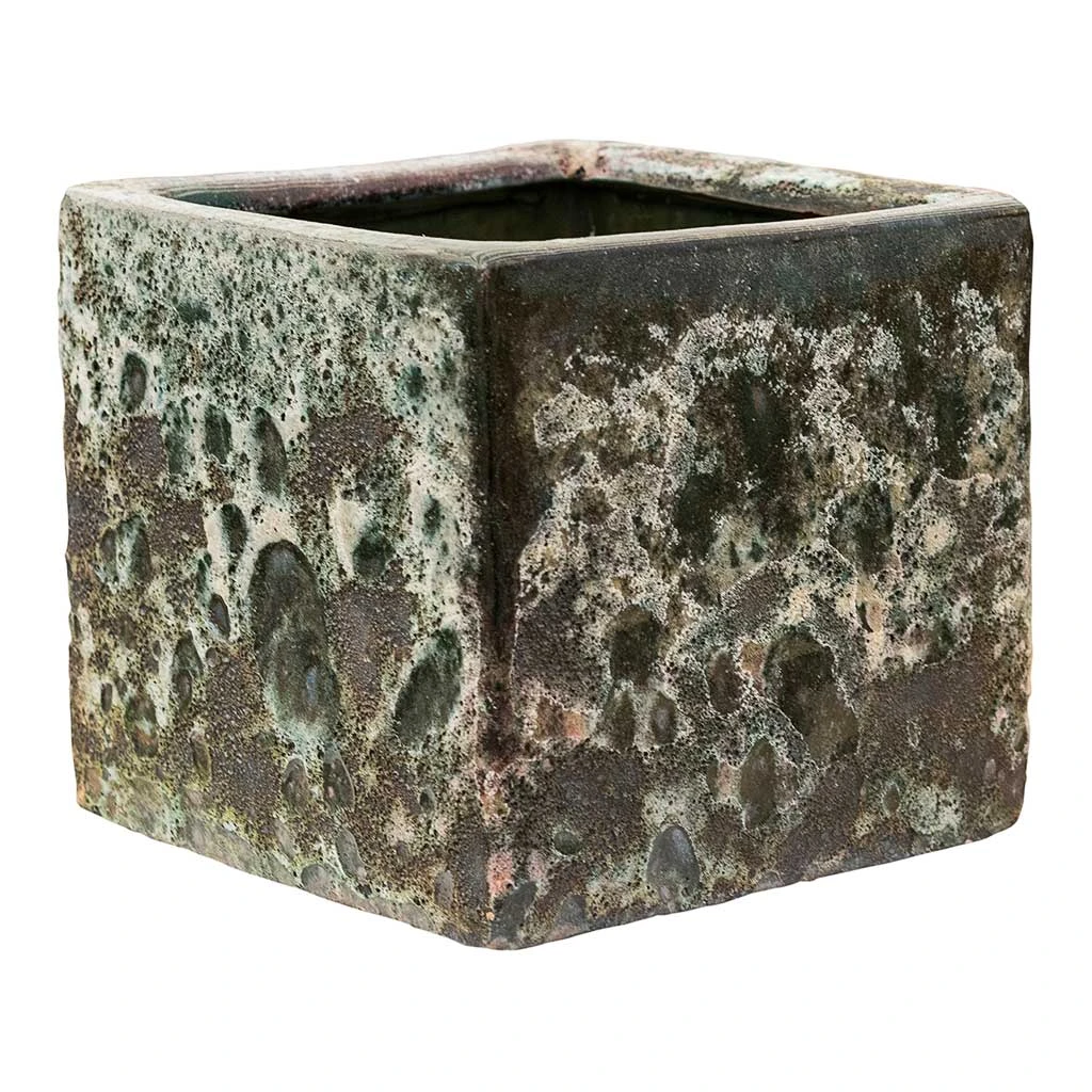 Lava Cube Relic Planter - Jade 4 Lava Cube Relic Planter - Jade - Image 4