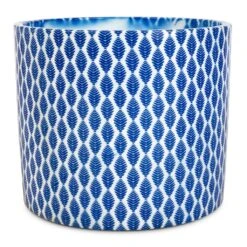 Lazzaro Plant Pot - Navy Garland -Indoor Plant Store Lazzaro Plant Pot Navy Garland 15x13cm