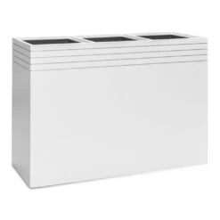 Line-Up Rectangle Planter - Matt White