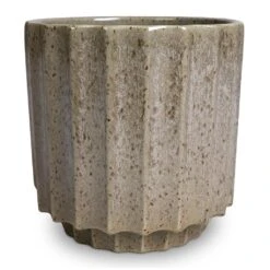 Lugano Scalloped Plant Pot - Green 11 Lugano Scalloped Plant Pot - Green -Indoor Plant Store Lugano Scalloped Plant Pot Green 16x16cmcopy