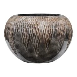 Luxe Lite Comet Globe Planter - Bronze -Indoor Plant Store Luxe Lite Comet Globe Planter Bronze Medium